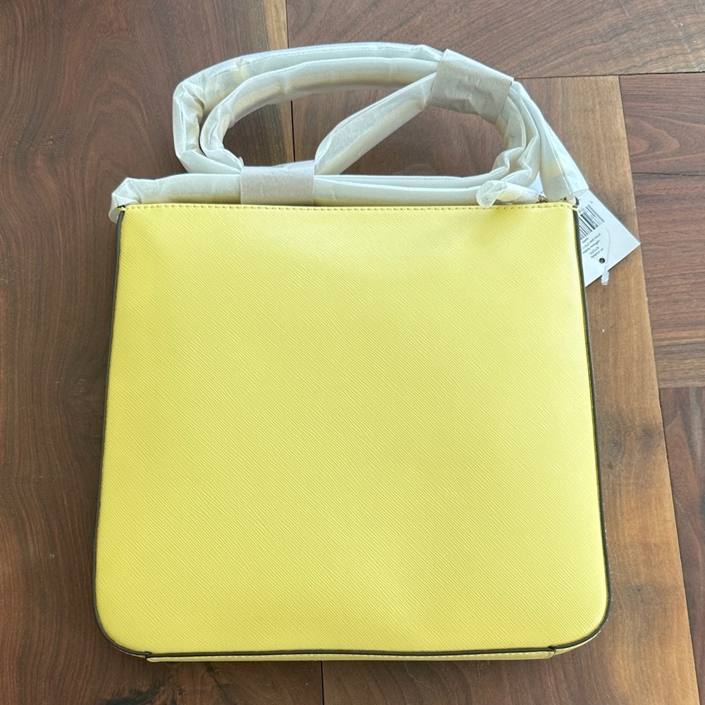 Kate Spade Yellow Crossbody Tote - Picture 2 of 4